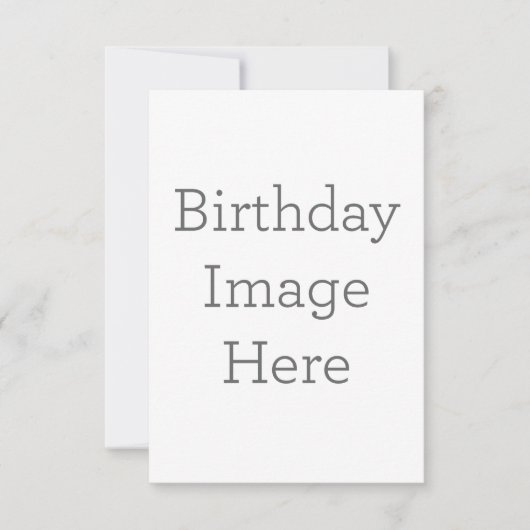 Carte de remerciements simple 8.9 cm x 12.7 cm (Devant)