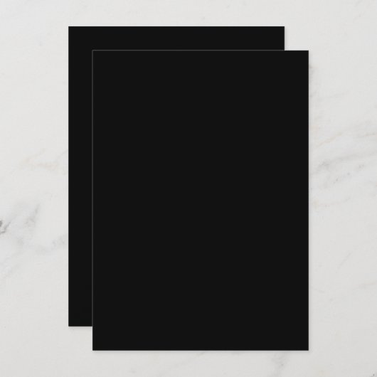 Créez votre propre Carte de remerciements noir per (Devant / Derrière)