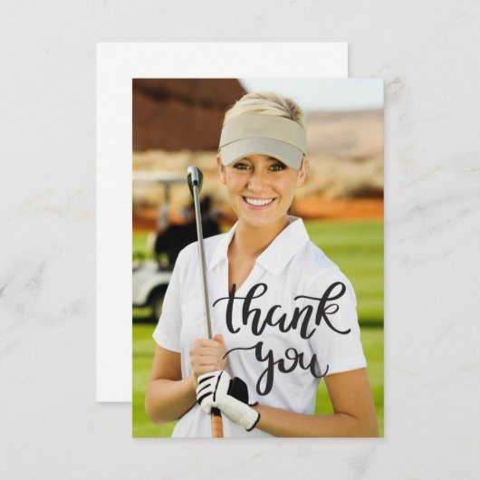 Créez votre propre Carte de remerciements plat (Devant / Derrière)