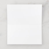 Carte de rendez-vous double Horizontale (Intérieur déplié)