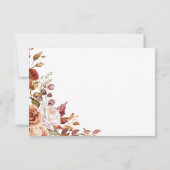 Créez votre propre carte de réponse florale (Dos)