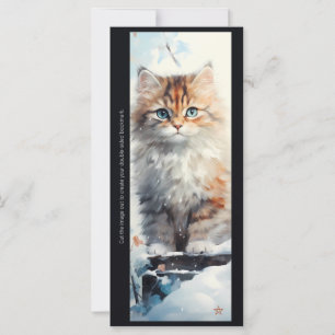 Créez votre propre carte de signet de chaton orang