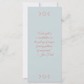 Créez votre propre carte de Signet de collection d (Dos)