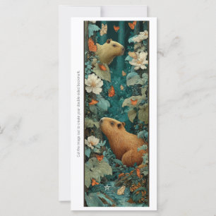 Créez votre propre carte de signet de fleurs de ca