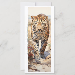 Créez votre propre carte de signet de guépard sauv