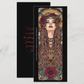 Créez votre propre carte de Signet de sorcière nou (Devant / Derrière)