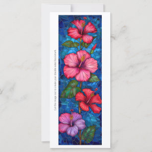 Créez votre propre carte de Signet Hibiscus en ver