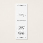 Créez votre propre carte de sympathie simple 3,0" (Dos)