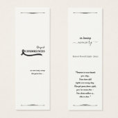 Créez Votre Propre Carte de Sympathie Simple 3,0" (Devant & derrière)