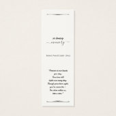 Créez Votre Propre Carte de Sympathie Simple 3,0" (Dos)