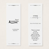 Créez votre propre carte de sympathie simple 3,0" (Devant & derrière)