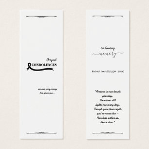 Créez Votre Propre Carte de Sympathie Simple 3,0"