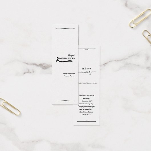Créez votre propre carte de sympathie simple 3,0" (Bureau)