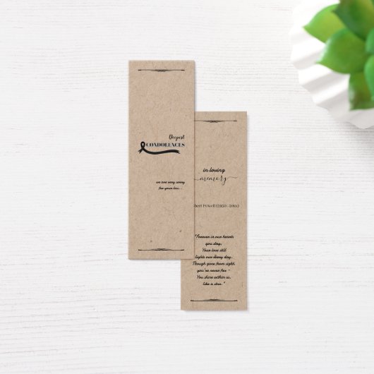 Créez votre propre carte de sympathie simple 3,0" (Bureau)