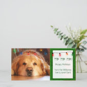 Créez votre propre carte de vacances de photo (Debout devant)