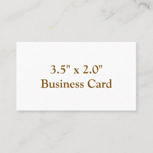 Créez votre propre carte de visite 3,5" x 2,0"