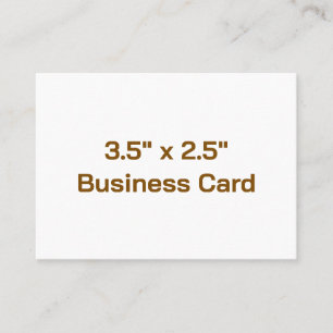 Créez votre propre carte de visite 3,5" x 2,5"