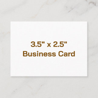 Créez votre propre carte de visite 3,5" x 2,5"