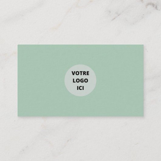 Créez votre propre carte de visite à code QR (Dos)