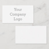 Cartes de visite États-Unis : 8.9 cm x 5.1 cm (Devant / Derrière)