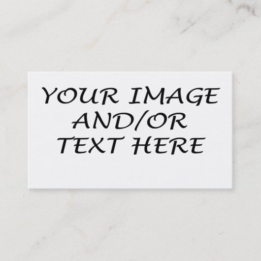 Créez votre propre carte de visite horizontal (Devant)