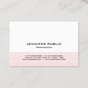 Créez votre propre carte de visite moderne, élé