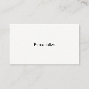 Créez votre propre carte de visite personnalisé