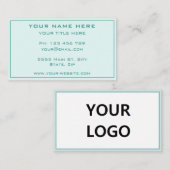 Créez votre propre Carte de visite promotionnel - (Devant / Derrière)