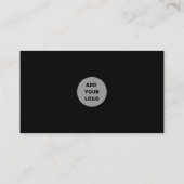 Créez votre propre Carte de visite QR-Code noir bl (Dos)