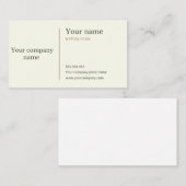 Créez votre propre Carte de visite standard  (Devant / Derrière)