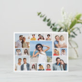 Créez votre propre carte de vœux avec 15 photos (Debout devant)