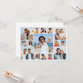 Créez votre propre carte de vœux avec 15 photos (Devant/Arrière en situation)