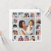 Créez votre propre carte de vœux avec 17 photos (Devant/Arrière en situation)