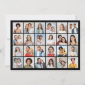 Créez votre propre carte de vœux avec 24 photos (Devant)