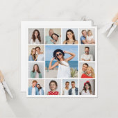 Créez votre propre carte de vœux avec collage de 1 (Devant/Arrière en situation)