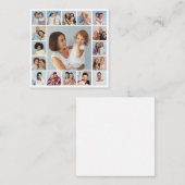 Créez votre propre carte de vœux avec collage de 1 (Devant / Derrière)