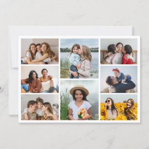 Créez votre propre carte de voeux Collage de 8 pho