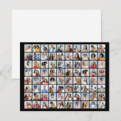 Créez votre propre carte de voeux Collage de photo (Devant / Derrière)