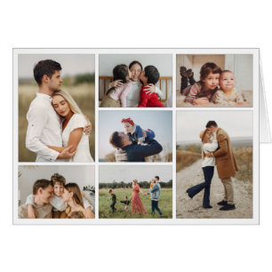 Créez votre propre carte de voeux Collage de photo