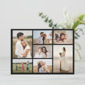 Créez votre propre carte de voeux Collage de photo (Debout devant)