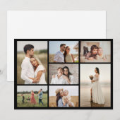 Créez votre propre carte de voeux Collage de photo (Devant / Derrière)