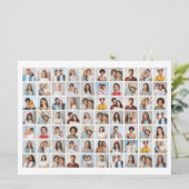 Créez votre propre carte de voeux Collage de photo (Debout devant)