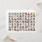 Créez votre propre carte de voeux Collage de photo (Devant/Arrière en situation)