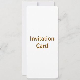 Créez votre propre carte d'invitation 10 cm x 23 c