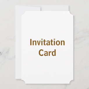 Créez votre propre carte d'invitation de billet 5"