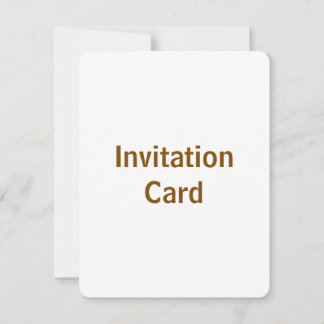 Créez votre propre carte d'invitation ronde 10,8 x