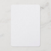 Créez votre propre carte d'invitation simple et pr (Dos)