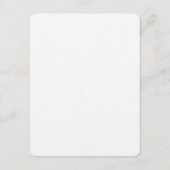 Créez votre propre carte d'invitation simple et pr (Dos)