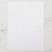 Créez Votre Propre Carte d'Invitation Simple Profe (Dos)