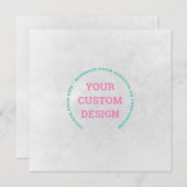 Créez votre propre carte entièrement Customisée (Devant / Derrière)